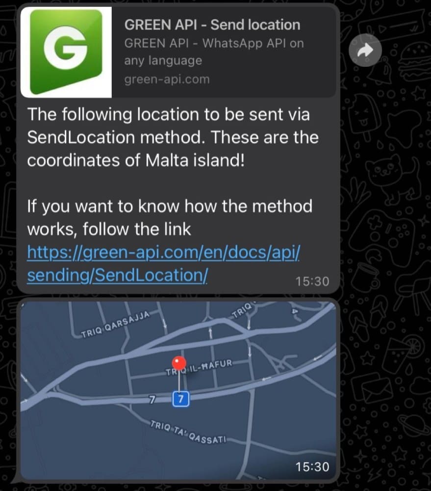 Send location