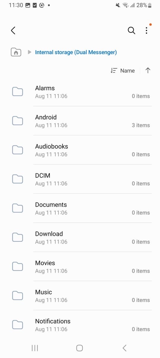 Downloaded files
